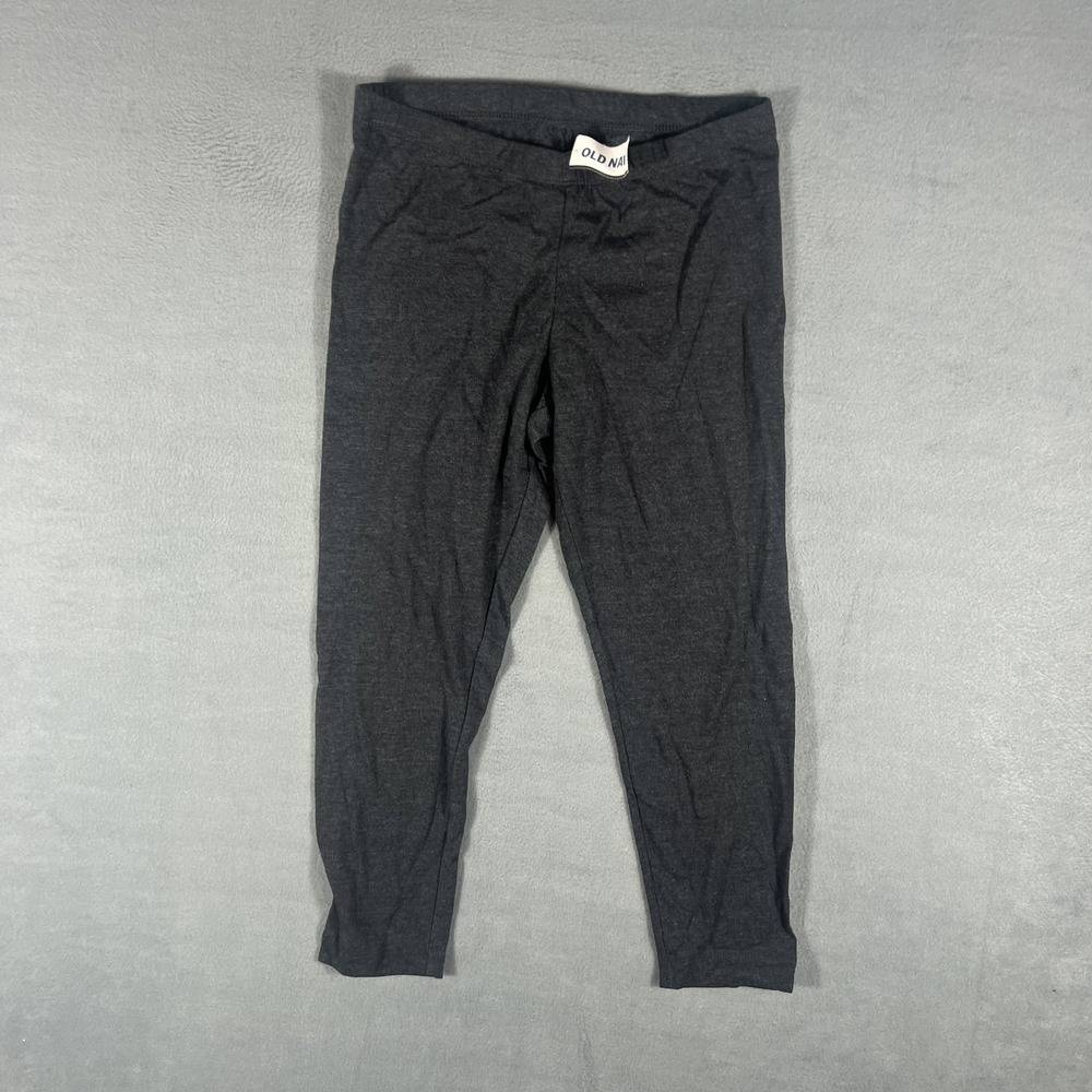 Old Navy Women's Charcoal Gray Heather Stretch Leggings Size S Small‎ Fitted